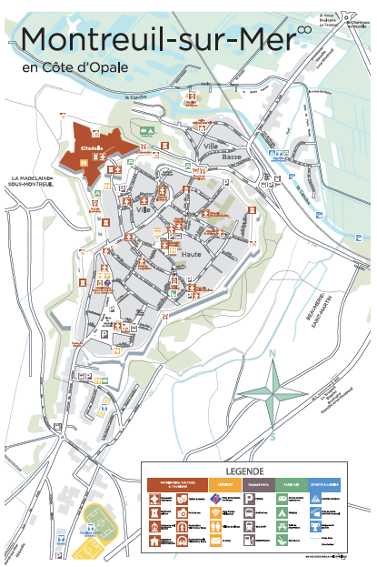 Plan Montreuil-sur-mer