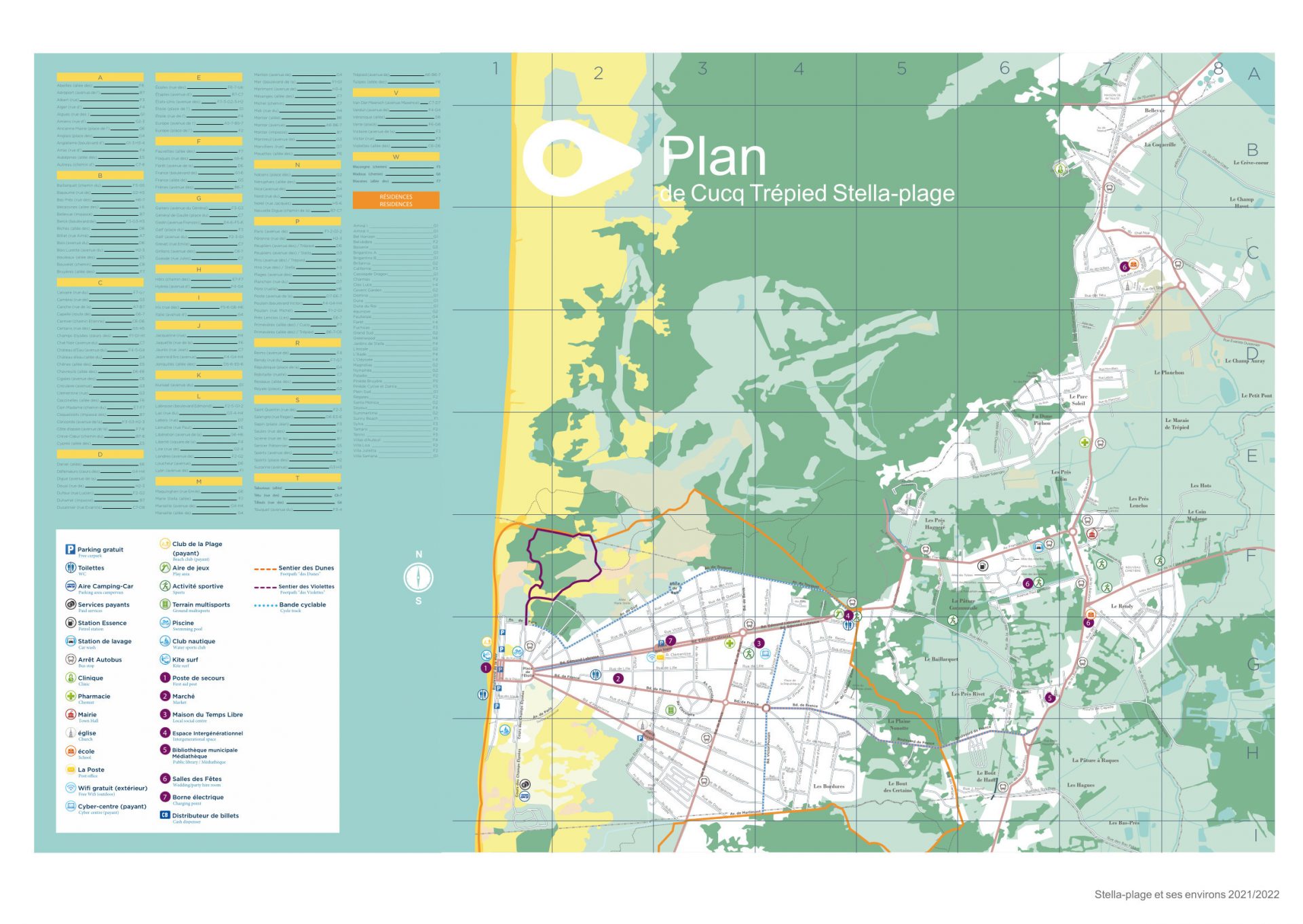 Plan Stella Plage