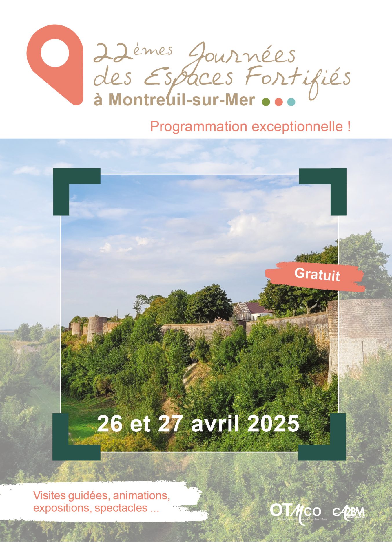 22èmes Journées des Espaces Fortifiés à Montreuil-sur-Mer