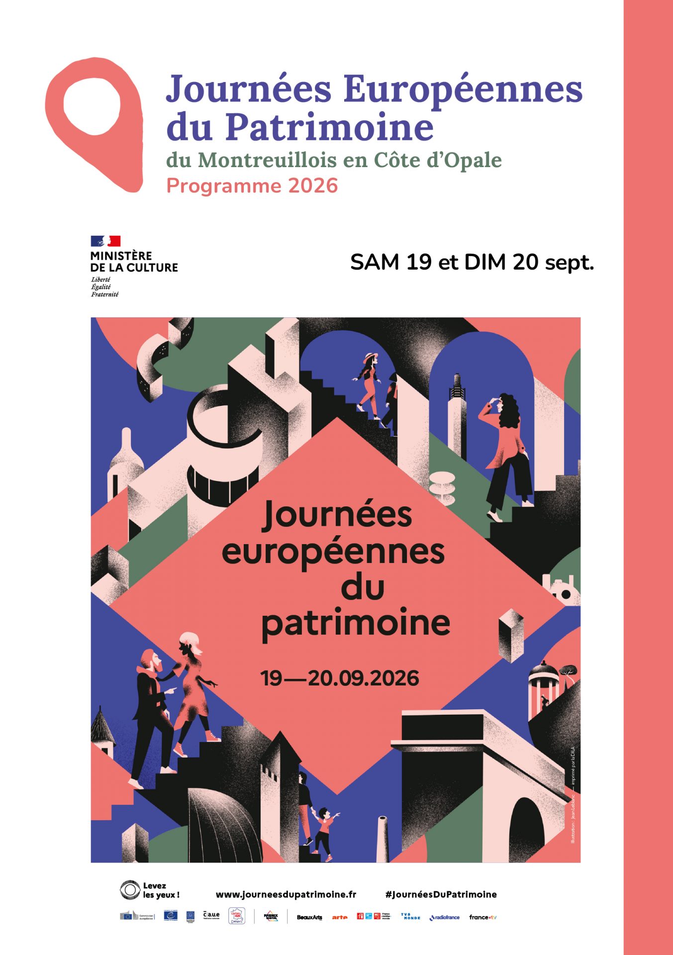 Programme Journées Européennes du Patrimoine – Montreuillois 2026