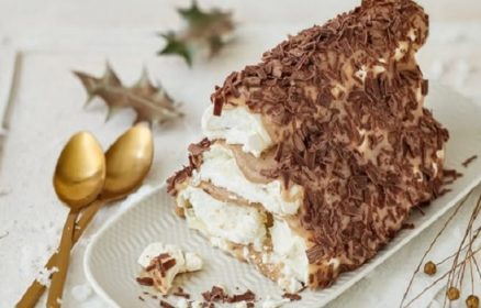 Bûche façon Merveilleux Sapins pour Adultes