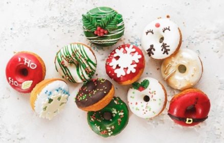 Pâtisserie : Donuts de Noël
