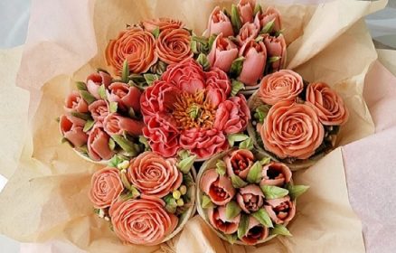 Cupcakes Bouquet pour la Fête des Mamans !