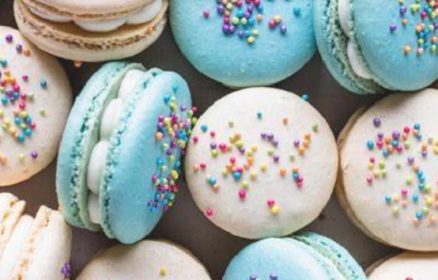 Pâtisserie : Marcarons Confettis