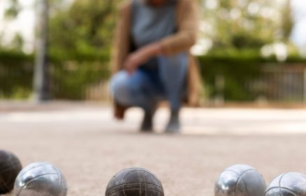 Concours nocturne de pétanque en doublettes
